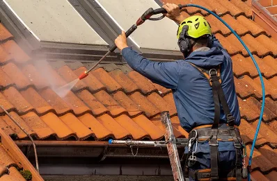 Démoussage et hydrofuge de toiture à Grugny